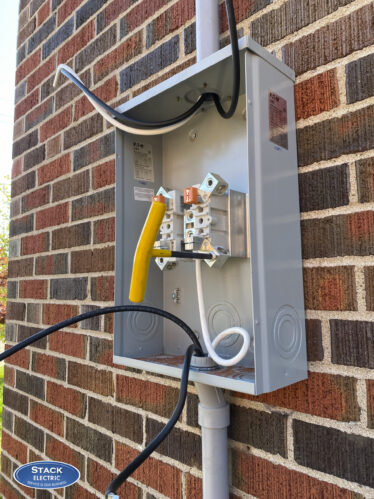 Tying in another meter for a client today.