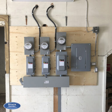 Commercial three gang service