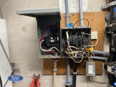 Image of a Hot tub pool panel that exploded