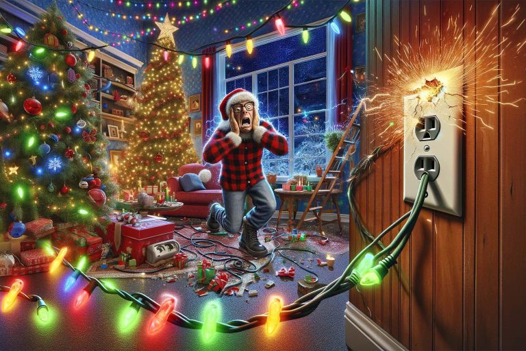 Christmas lights safety information