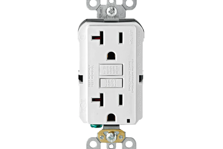 Image of a GFCI receptacle - Stack Electric
