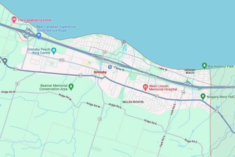 Map of Grimsby - Stack Electric