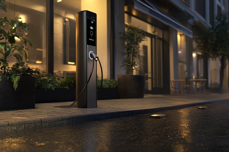 EV Station at a business EV Station at a business