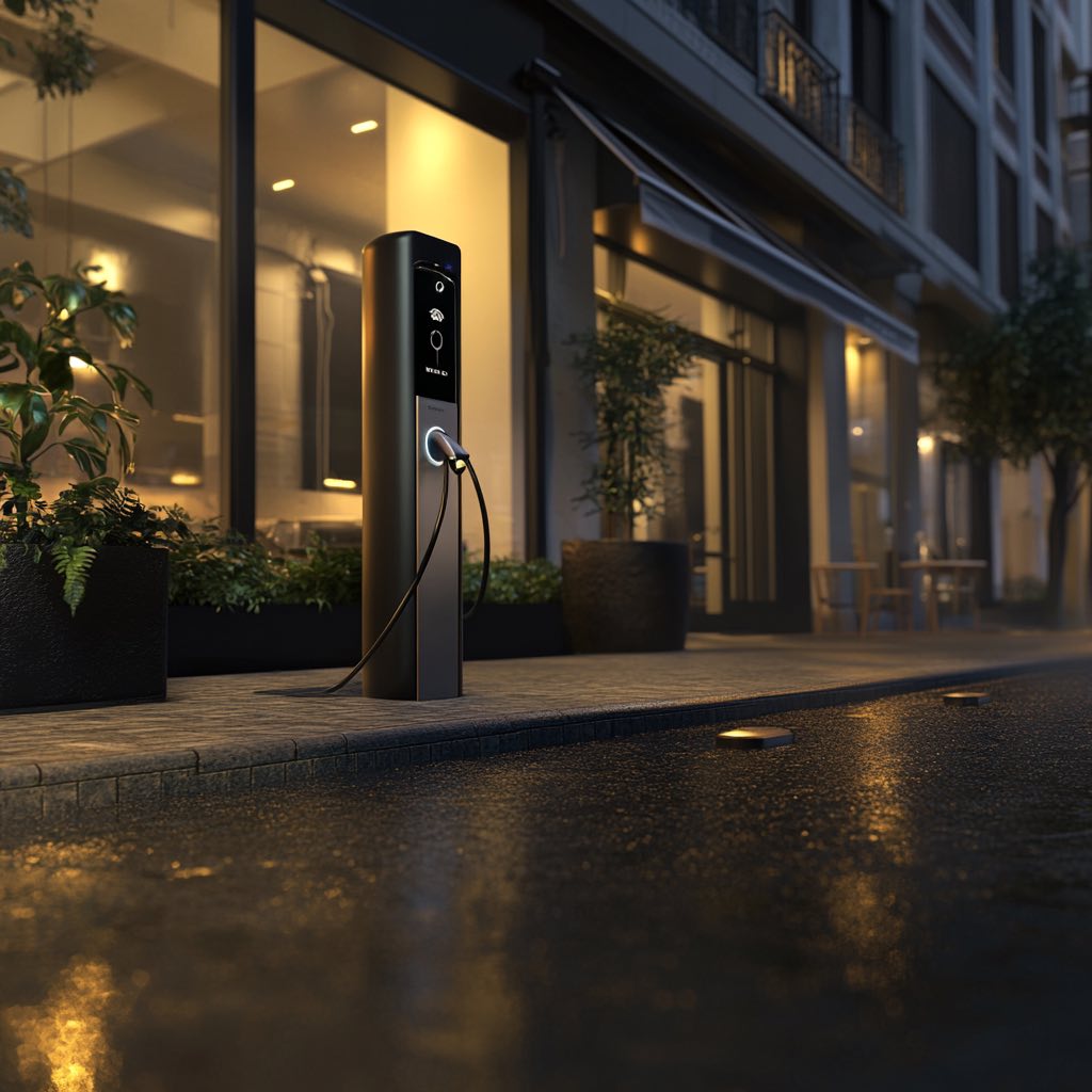 EV Station at a business